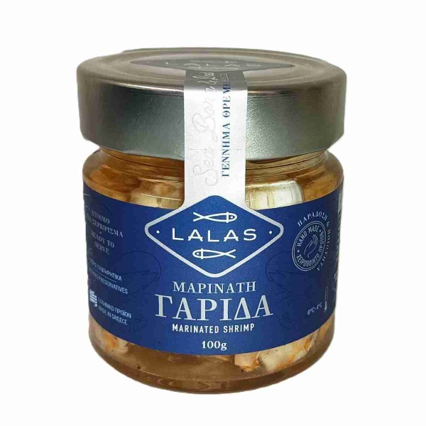 Γαρίδες Μαρινάτες Λέρου, 400gr, "Λαλάς", χωρίς συντηρητικά