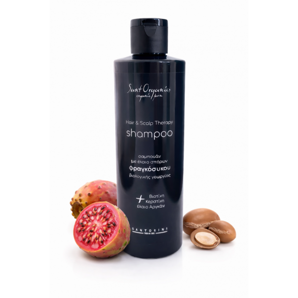 Σαμπουάν με έλαιο σπόρων φραγκόσυκου βιολογικής γεωργίας  Hair & Scalp Therapy