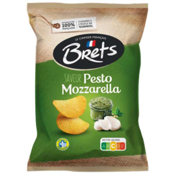 ΠΑΤΑΤΑΚΙΑ BRETS Pesto & Mozzarella 125gr