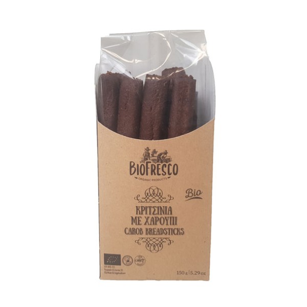 Κριτσίνια με χαρούπι, Χειροποίητα  140g Κριτσίνια με χαρούπι, Χειροποίητα  140g