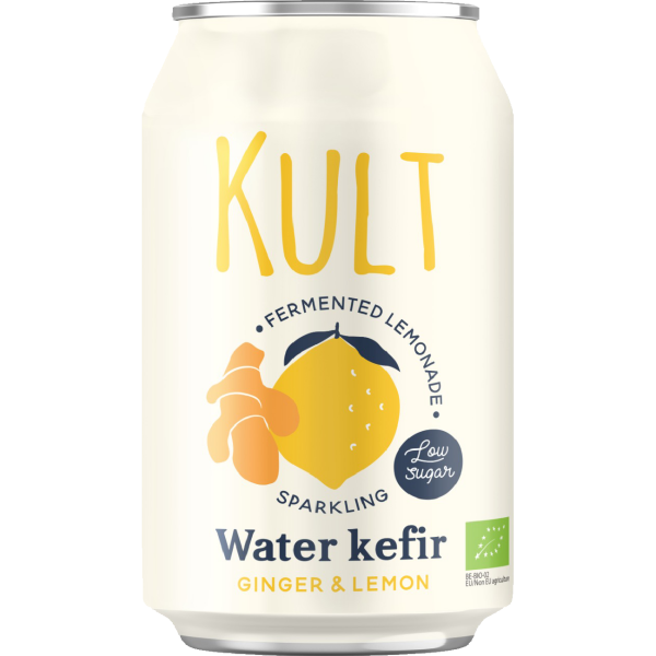 Kult Bio Κεφίρ Νερού με Ginger & Λεμόνι 330ml