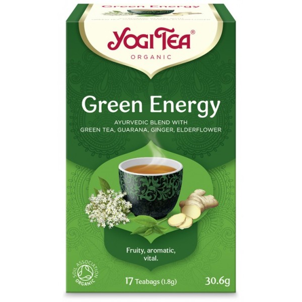 YOGI TEA GREEN ENERGY ΒΙΟ 30,6ΓΡ