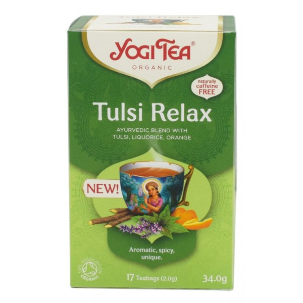 ΥΟGI TEA TULSI RELAX ΒΙΟ 34gr