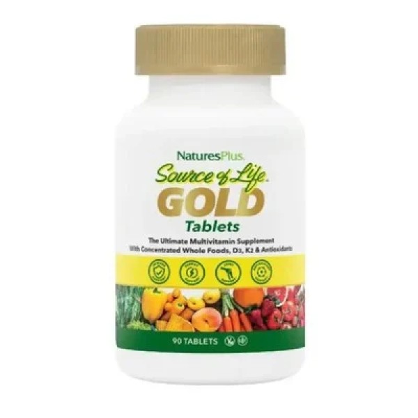 NATURE'S PLUS Source of Life Gold Premium Πολυβιταμινούχο Συμπλήρωμα Διατροφής 30TAMP