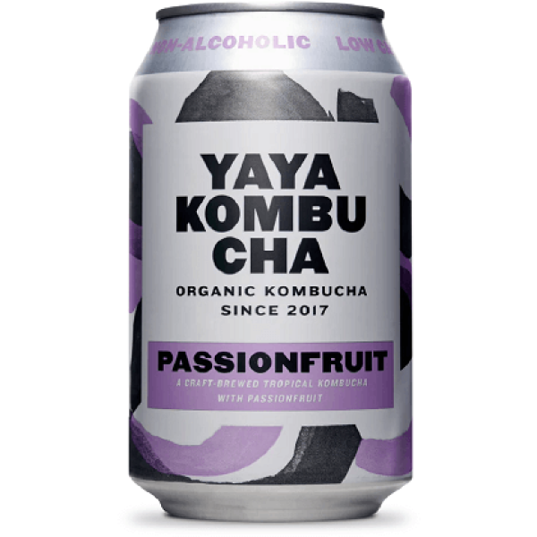 ΚΟΜΠΟΥΧΑ ΜΕ ΦΡΟΥΤΑ ΤΟΥ ΠΑΘΟΥΣ 330ML YAVA KOMBUCHA BIO