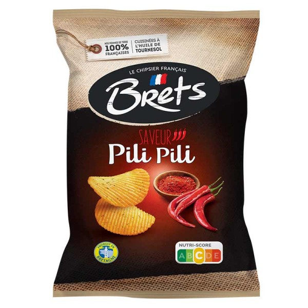 ΠΑΤΑΤΑΚΙΑ BRETS Με Γεύση Πιπεριά Pili Pili 125gr